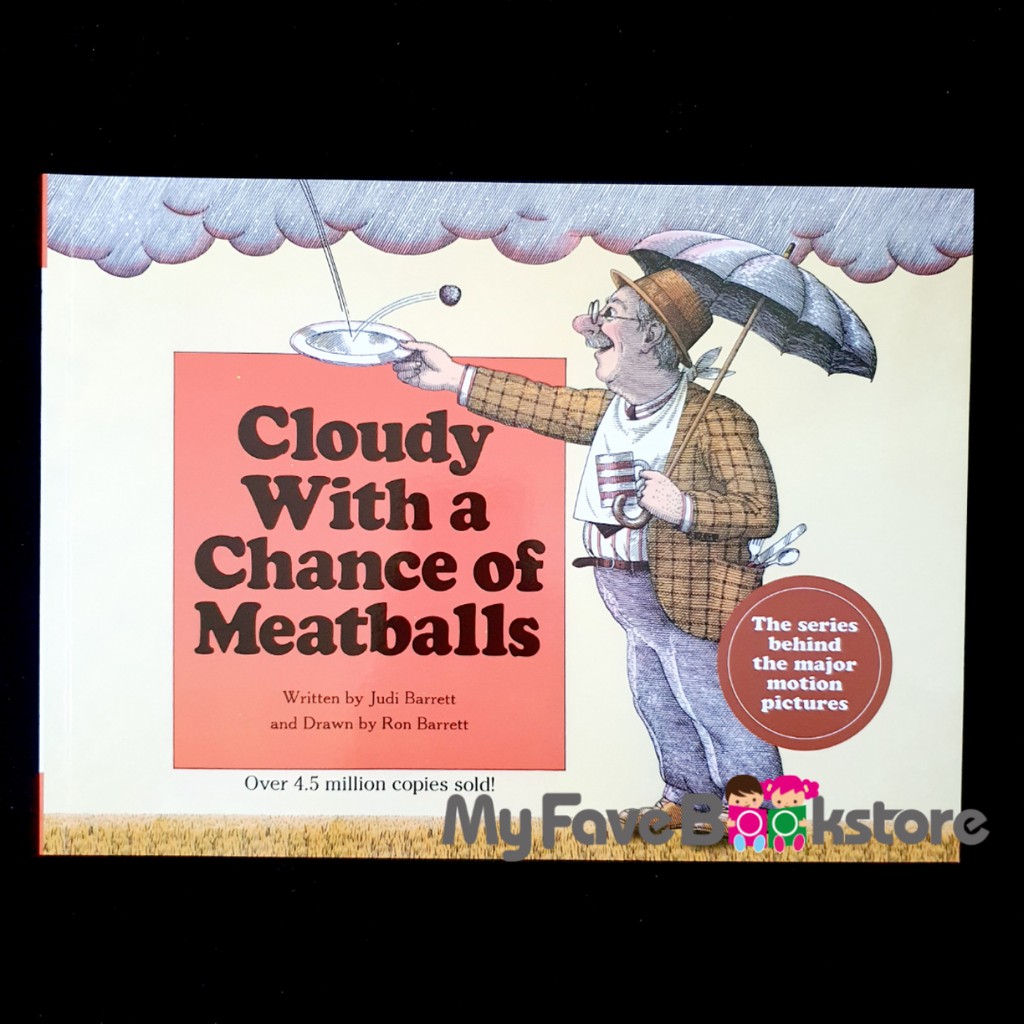 Sg Stock Paperback Cloudy With A Chance Of Meatballs By Judi Barrett Pb Shopee Singapore