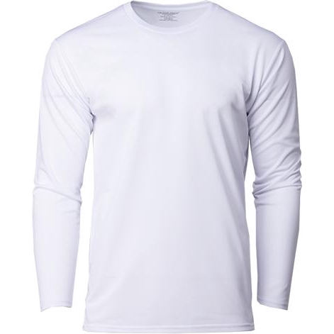 long sleeve white dri fit shirt