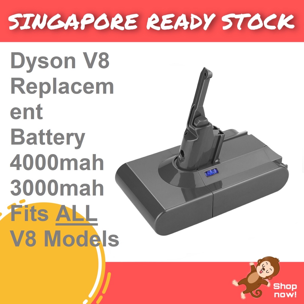 V8 Battery 4000mAh Replacement Battery for Dyson V8 Absolute Animal Fluffy  Cord-Free Vacuum Handheld Vacuum Cleaner | Shopee Singapore