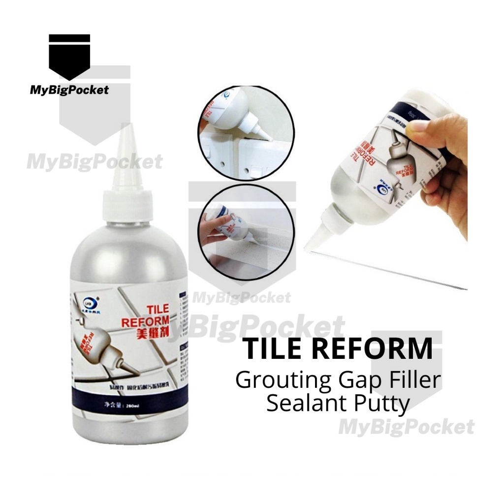 Tile Grout Repair Kit Waterproofing AntiMildew Gap sealant Putty
