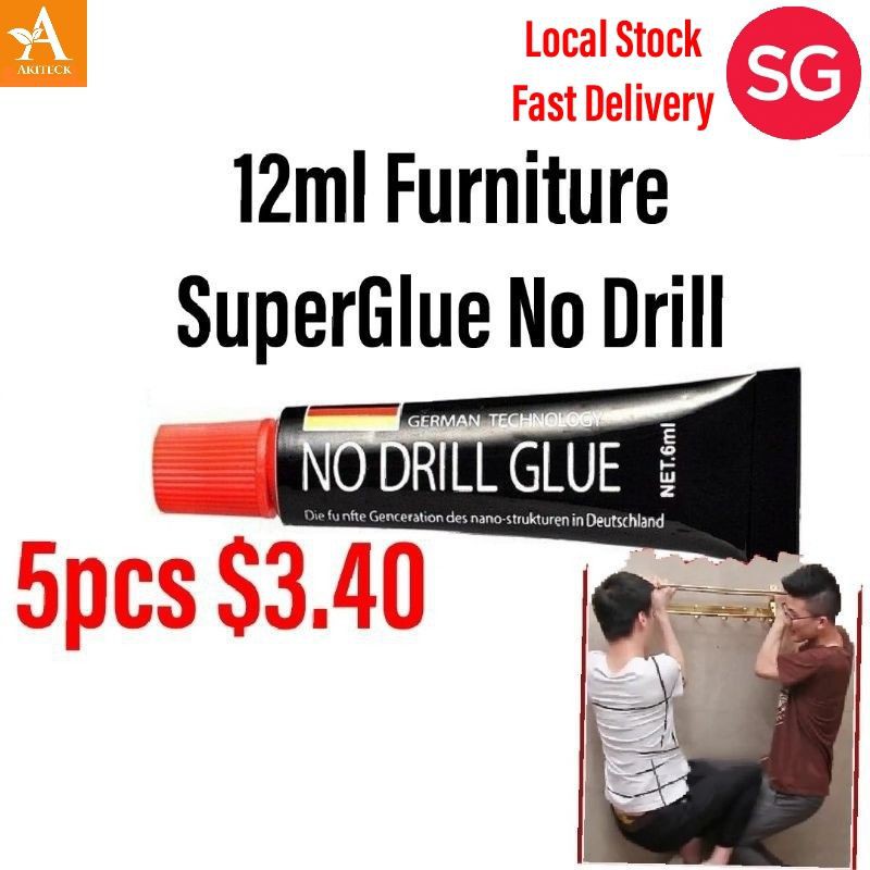SG Wholesale🔥 Furniture No Drill Glue Wall mount German Superglue