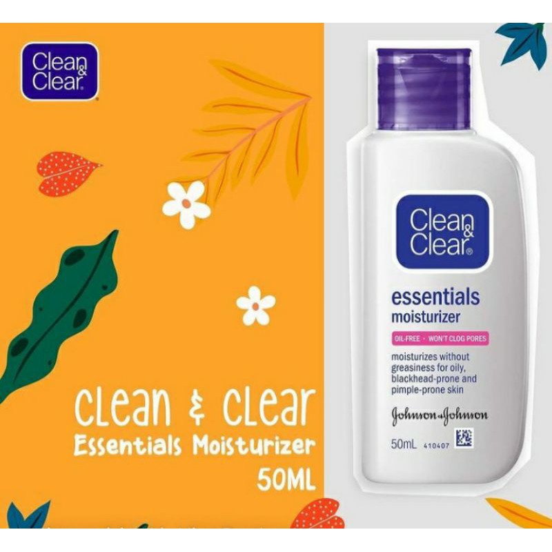 clean & clear essentials moisturizer