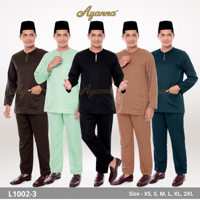 Baju Melayu Teluk Belanga L1002 3 Shopee Singapore