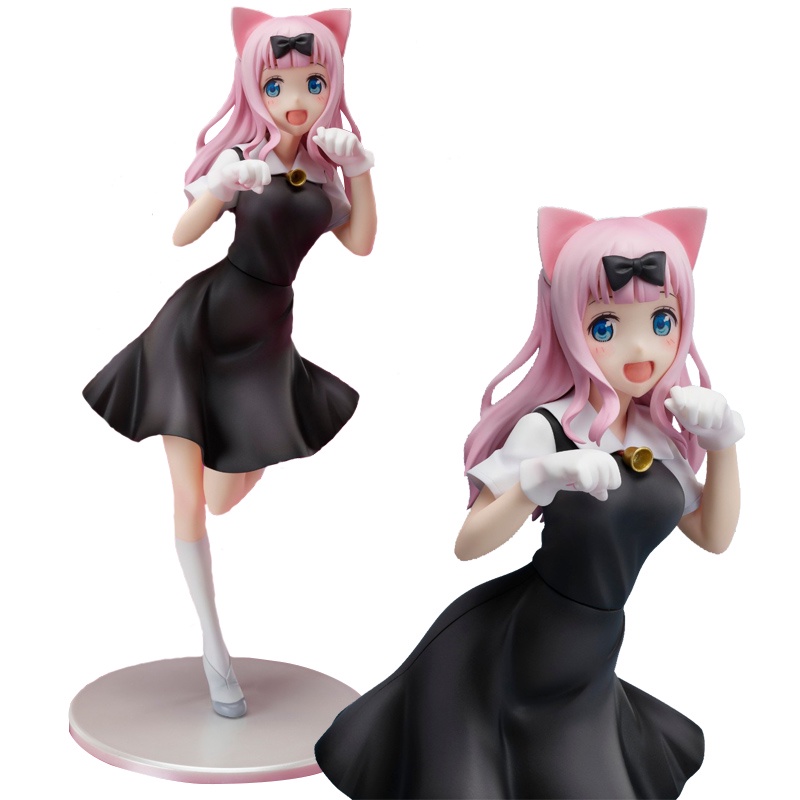Kaguya sama: Love is War Figure Shinomiya Kaguya Fujiwara Chika Anime Action Figurine 22CM Creative PVC Figure Ornaments