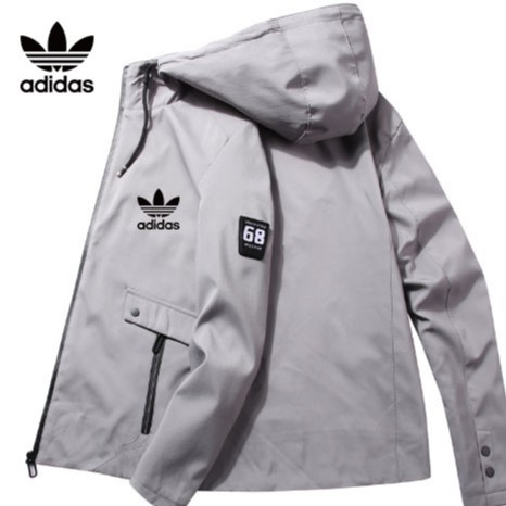 adidas long raincoat