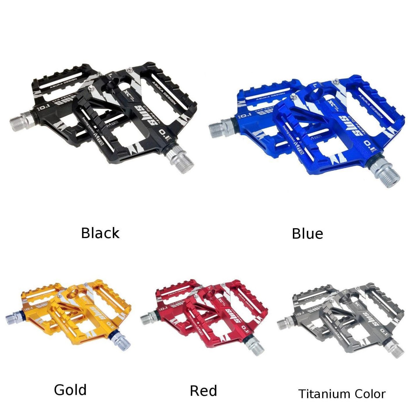 Details about   Attachment Pedals Replacement Set Aluminum Alloy Bearing Bicycle Mountain