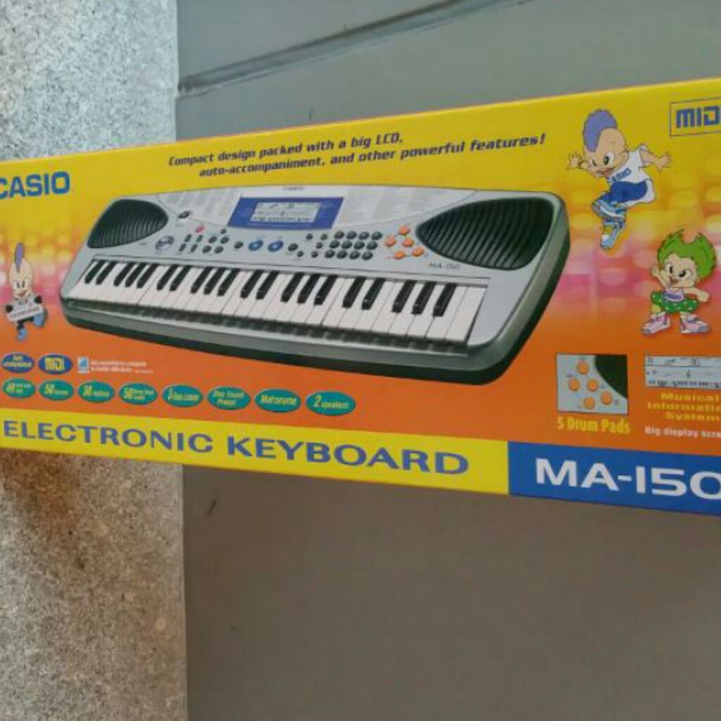 Casio Electronic Keyboard Ma 150 Shopee Singapore