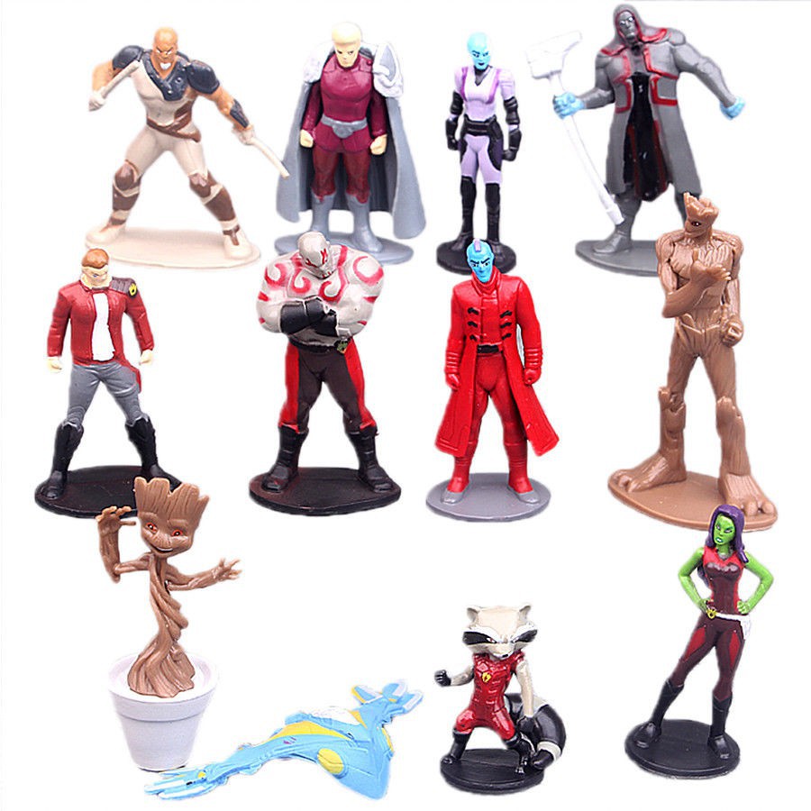 groot and rocket figure