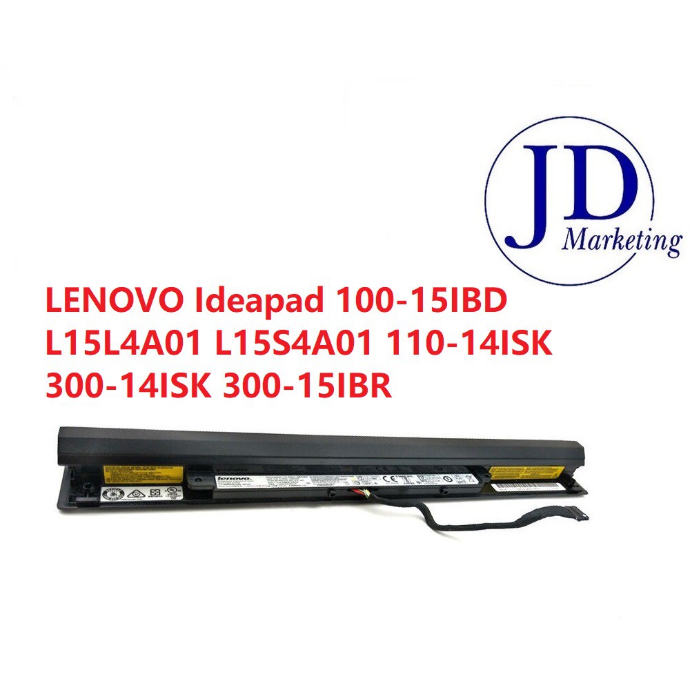 100 Original Lenovo Ideapad 100 15ibd 300 14ibr 14isk 15isk 110 14isk 300 14isk 300 15ibr L15l4a01 L15s4a01 Battery Shopee Singapore