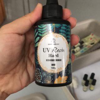 clear liquid that hardens like glass