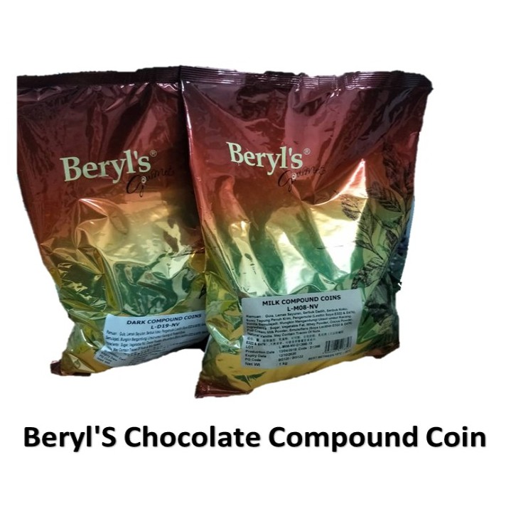 Shop Malaysia Beryl S Chocolate Compound Coin 钱币型巧克力 500 Gm 1kg Shopee Singapore