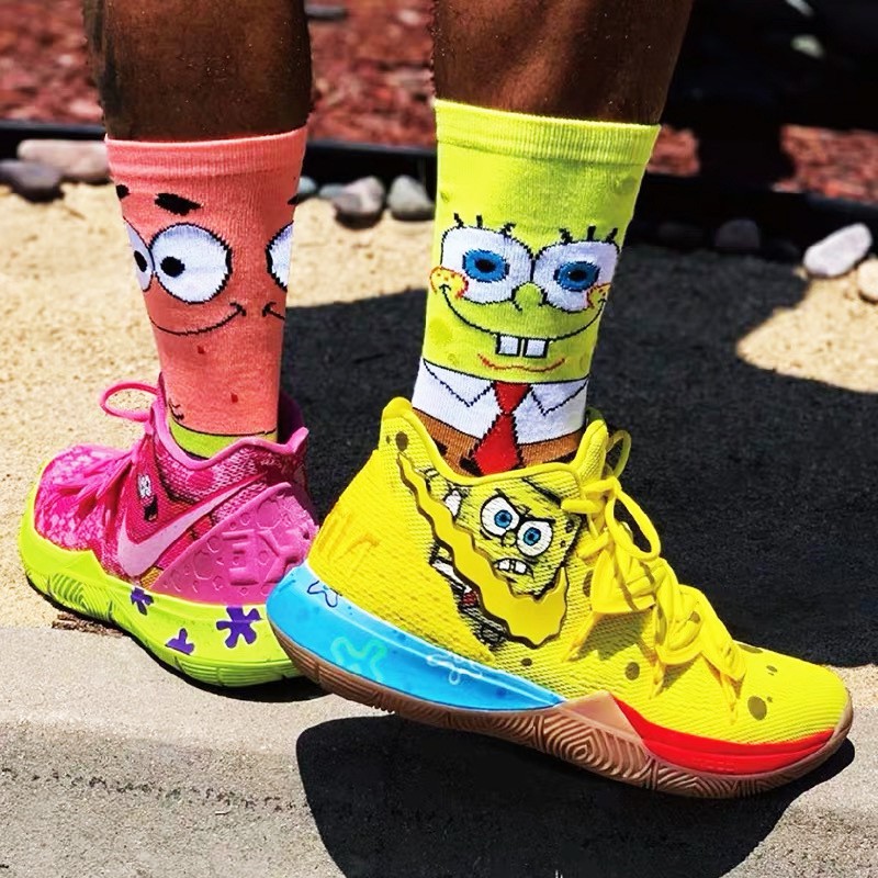 spongebob socks nike