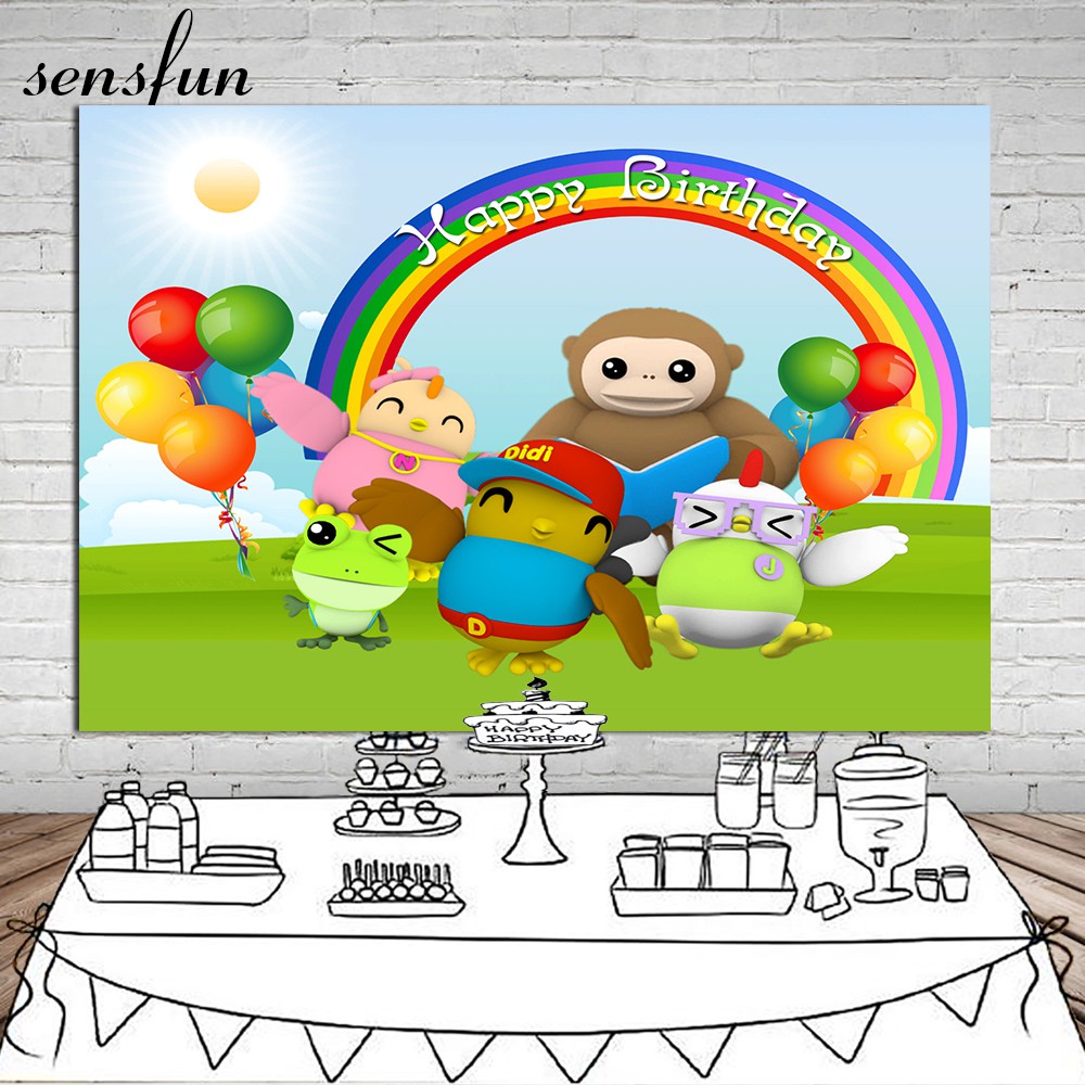Didi And Friends Birthday Banner