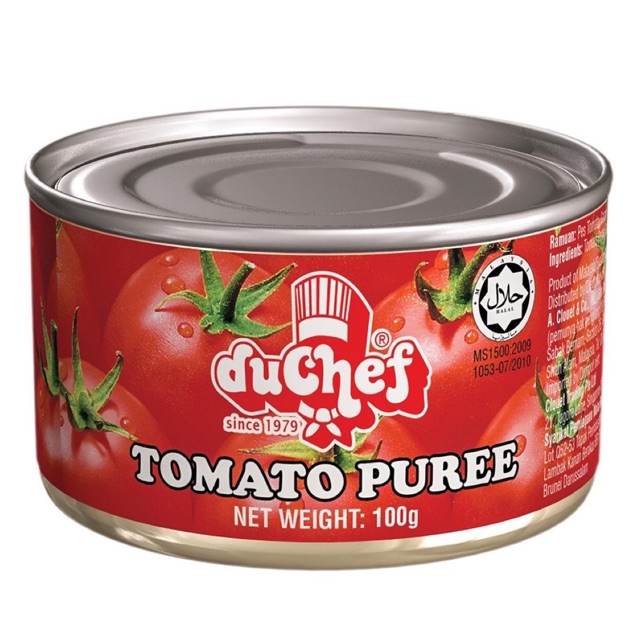 Duchef Tomato Puree 100g Puri Tomato Shopee Singapore