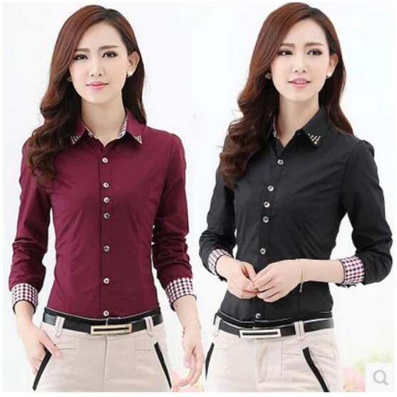 black long sleeve blouse formal