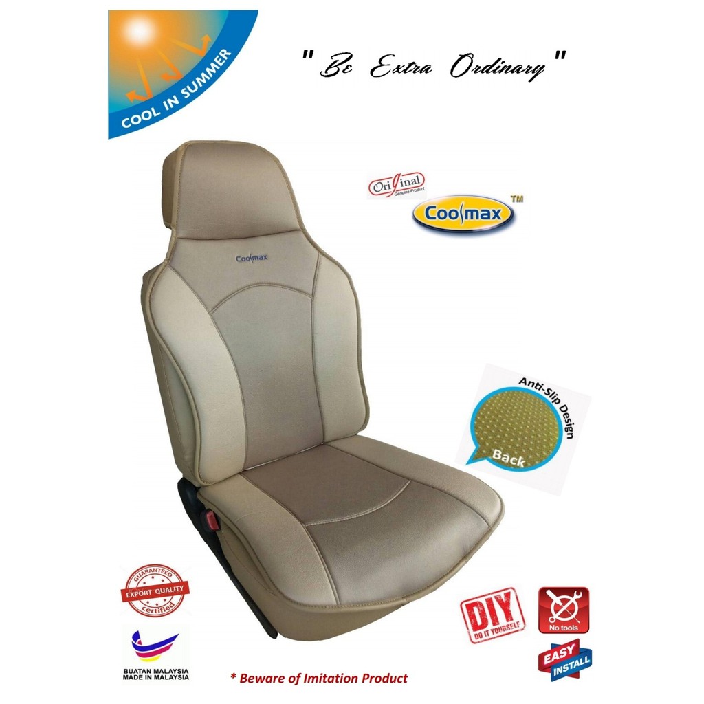 Coolmax Supreme Series Universal Car Seat Mat Car Cushion Kusyen Kereta Shopee Singapore