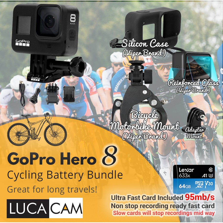 bike mount for gopro hero 8