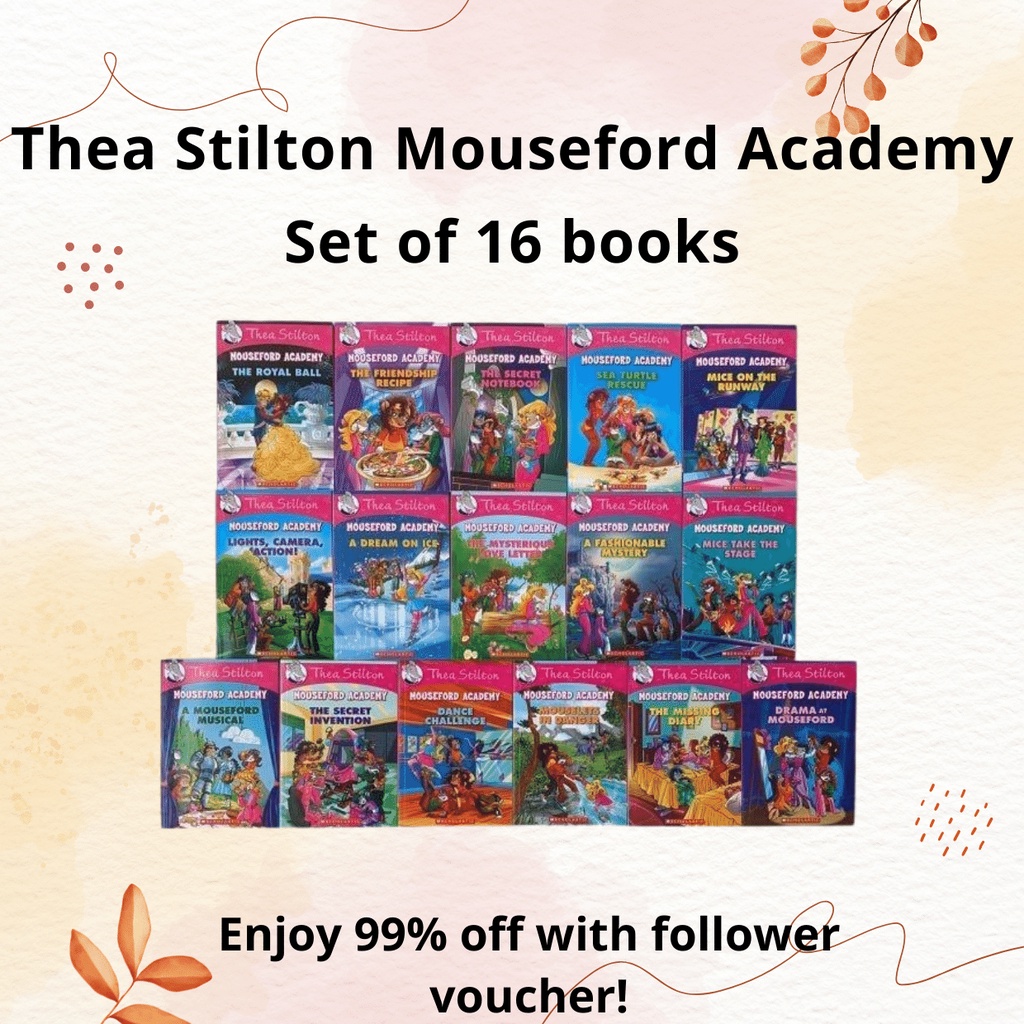 [SG Ready Stock] Thea Stilton Mouseford Academy (16 Books) | Shopee