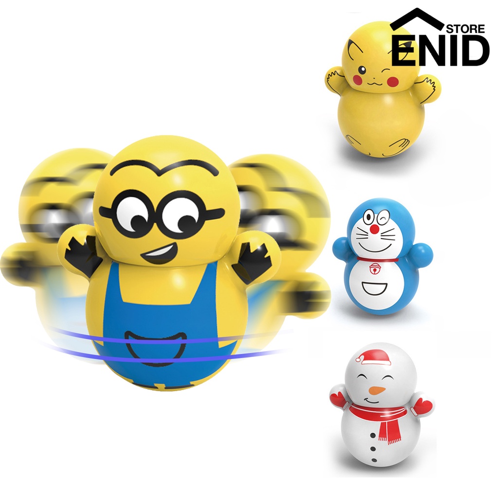 5Pcs Minions Roly-poly Interesting Expression Cartoon Funny Doraemon  Pikachu Roly-poly Tumbler Toys for Kids | Shopee Singapore