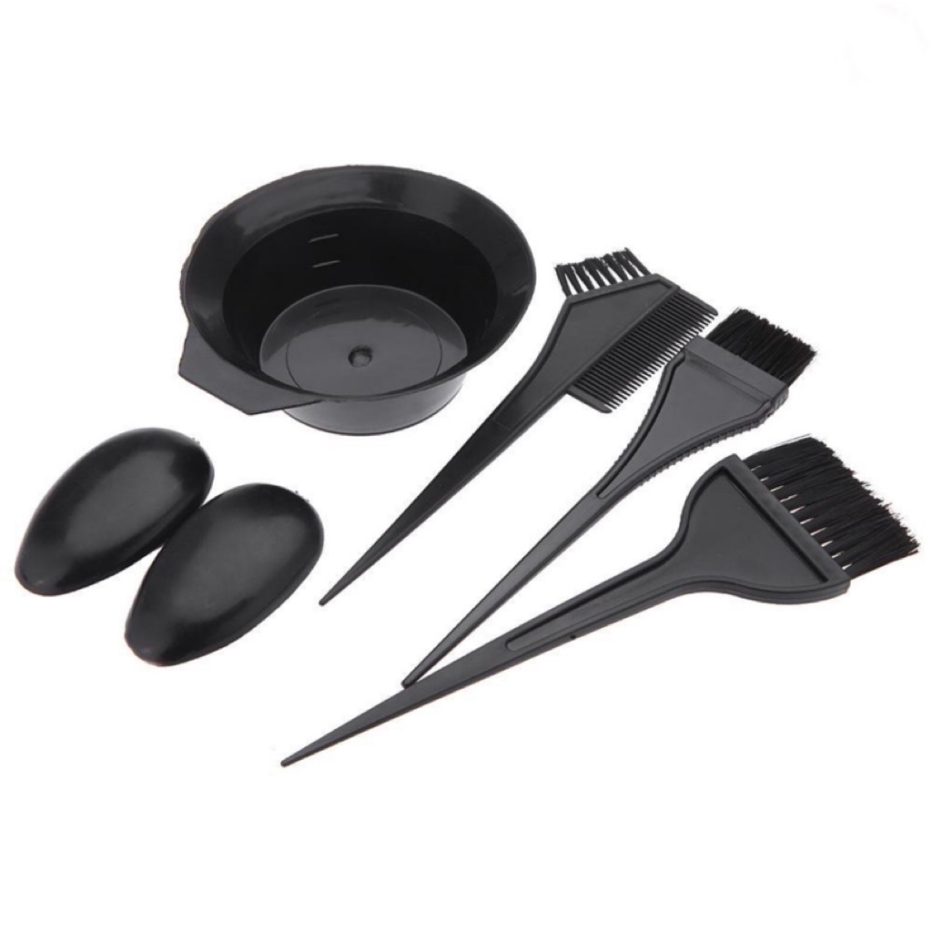 ( SG INSTOCKS ) 5 in 1 SET HAIR DYING KIT DYE TOOL BOWL BRUSH COMB