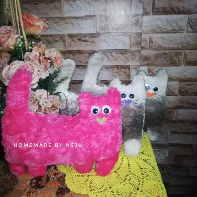 Bantal kucing, Cat pillow, Kucing gebu, kucing 100% kekabu asli 