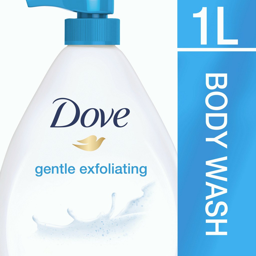 DOVE Gentle Exfoliating Body Wash 1L Shopee Singapore