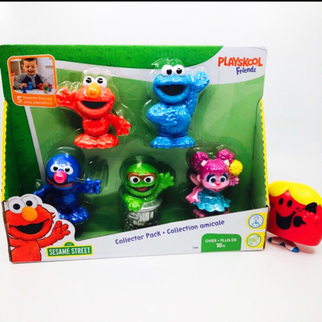 sesame street playskool collector pack 5 figures