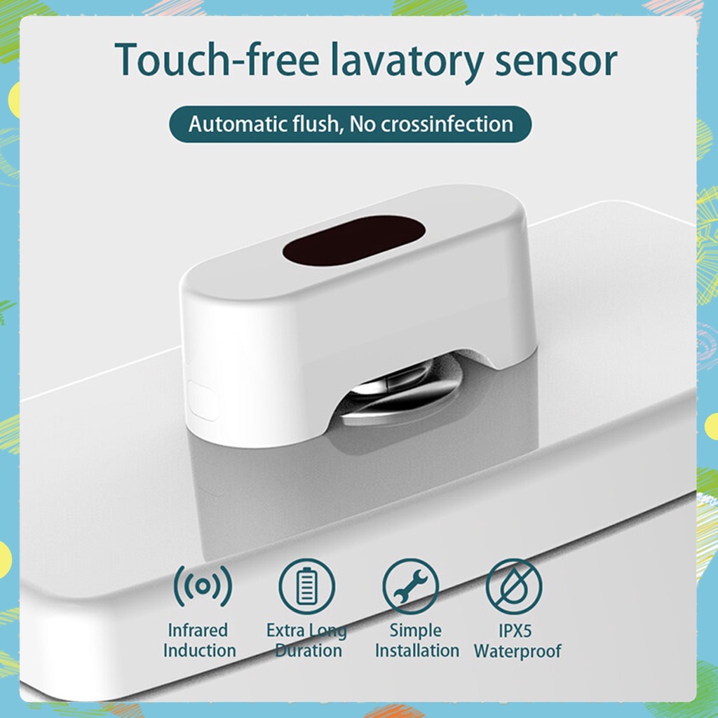 Touchless Toilet Flush Sensor Automatic Lavatory Sensor Toilet Flush