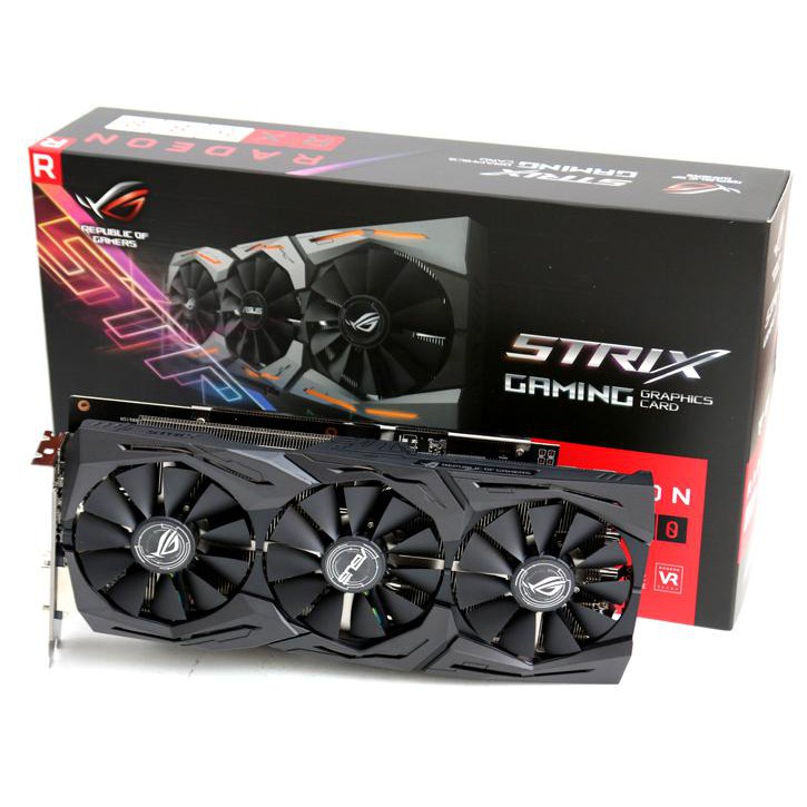 Used Asus Rog Strix Rx580 O8g Gaming Shopee Singapore