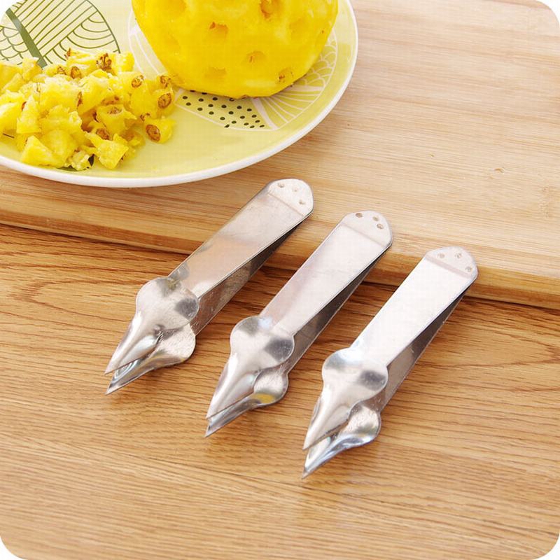 New Arrival Practical Stainless Steel Cutter Pineapple Eye Peeler Pineapple Seed Remover Clip Home Kitchen Tools Welo Shopee Singapore