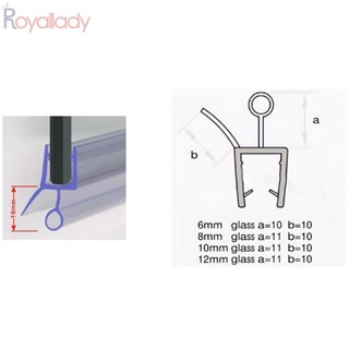 2pcs 50cm Shower Seal Door Seal PVC Replacement Seal Rubber Strip Shower Transparent #3