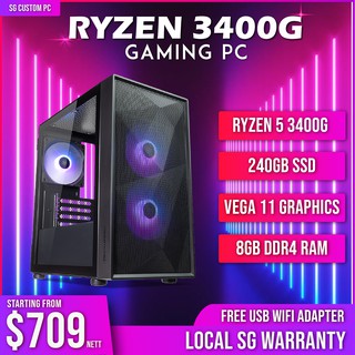 Gaming pc - Powerful and Budget Ryzen 5 3400G