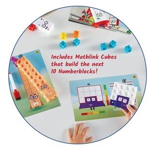 hand2mind Numberblocks MathLink Cubes 11-20 Activity Set, 30 ...