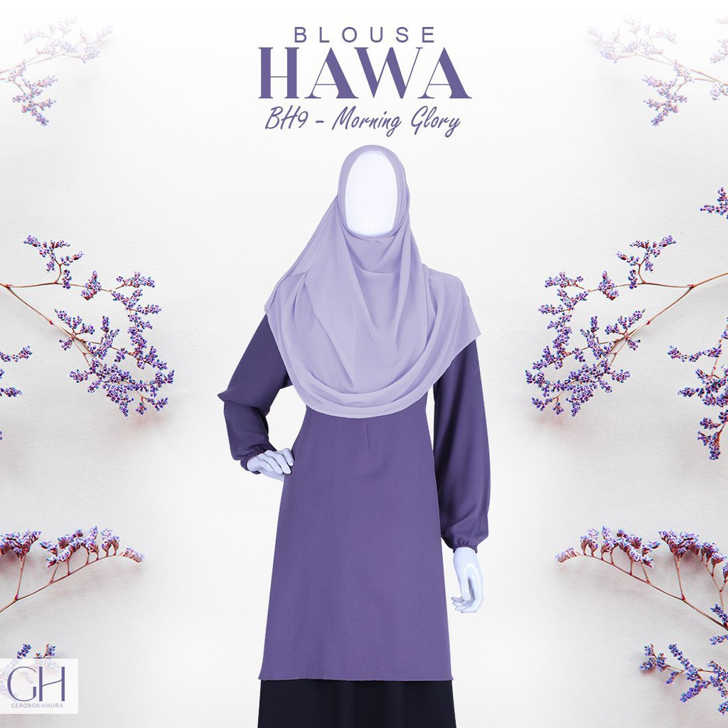 Blouse Hawa Cutting Loose Zip Bf Tangan Bergetah Selesa Plussize Shopee Singapore