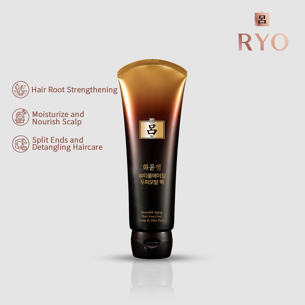 Ryo Beautiful Aging Hair Loss Care Scalp & Hair Pack 230ml Shopee