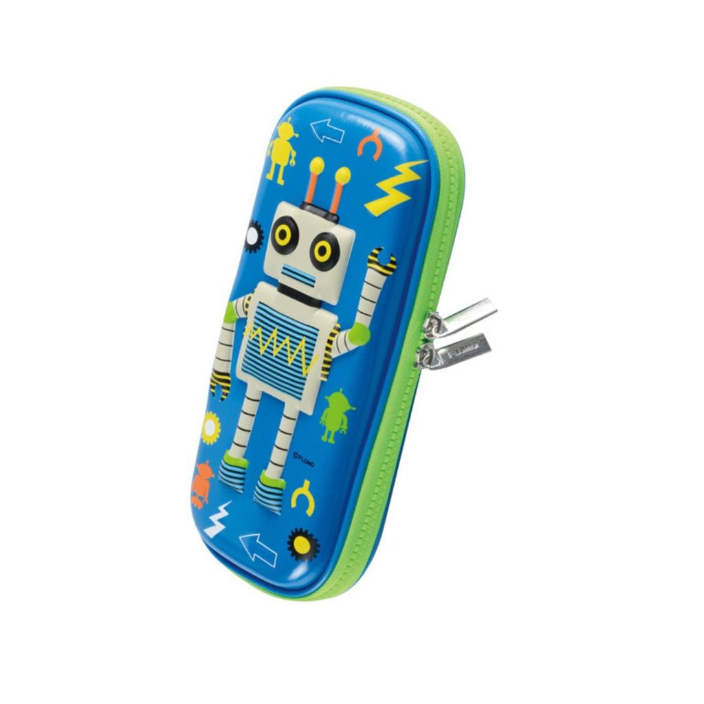 Flomo Robot 3D Pencil Case (Small) Bubble Store