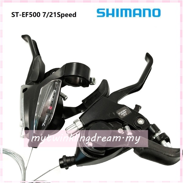 shimano 3x7 shifters mtb