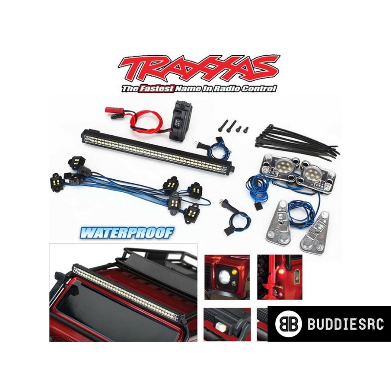 Kit Alimentazione Luci LED Traxxas TRX8028 Per Land Rover Defender TRX-4 E TRX-4 Sport