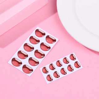 JONY1EC Cartoon Mouth Stickers Multi styles Glass crystal Decals Face Organ Paster #8