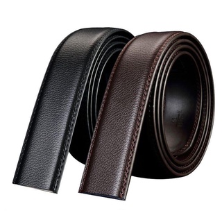 Image of thu nhỏ 3.0cm 3.5cm Wide Without Buckle Automatic Buckle Men's Belt Genuine Cowhide Leather  Belt for Men's Strap for Auto Slide Buckle(No Buckle) #2