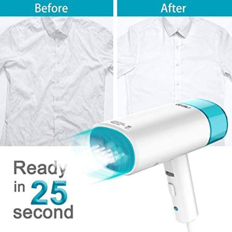 Aerb Clothes Steamer, Auto-off, 360 Degree Portable Fabric Hand Steamers  for Ironing Wrinkles Remover, Fast Heat-up | Shopee Singapore