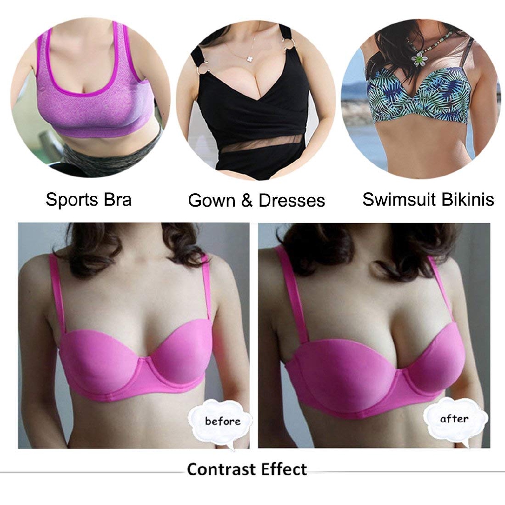 Bra Pads Inserts,URSMART Bra Cups Inserts,Removable Breathable Push up Bra Inserts for Sports Bra or Bikini Tops 