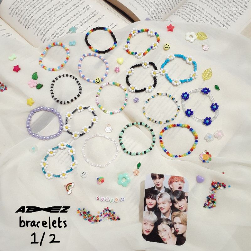 Part 2 Kpop Idol Beads Bracelet Beaded Bracelet KPop/ATEEZ San