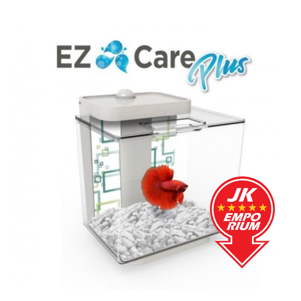 Marina Ez Care Betta Plus Aquarium 5l Ikan Laga Akuarium White Blue Shopee Singapore
