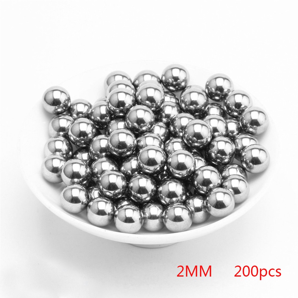 Steel Balls Precision Steel Bearing Balls 200Pcs 6.35mm Bearing Steel Balls for Electrical Appliances Hardware Tools 