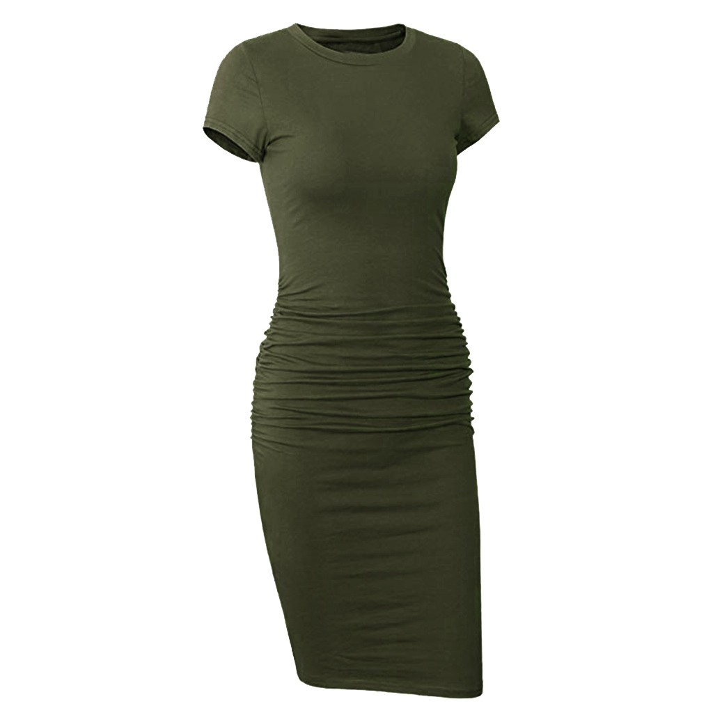 midi bodycon t shirt dress