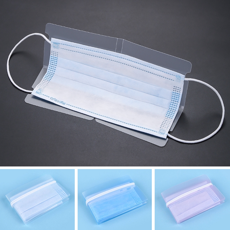 🔥Ready Stock🔥 Reusable Facial Mask Organizer Holder Travel Foldable
