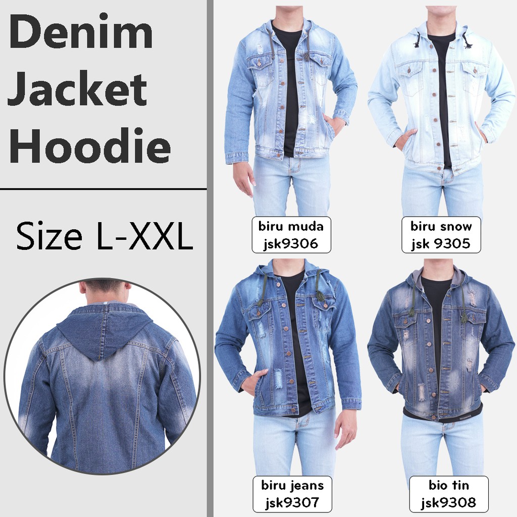 mens xxl jean jacket