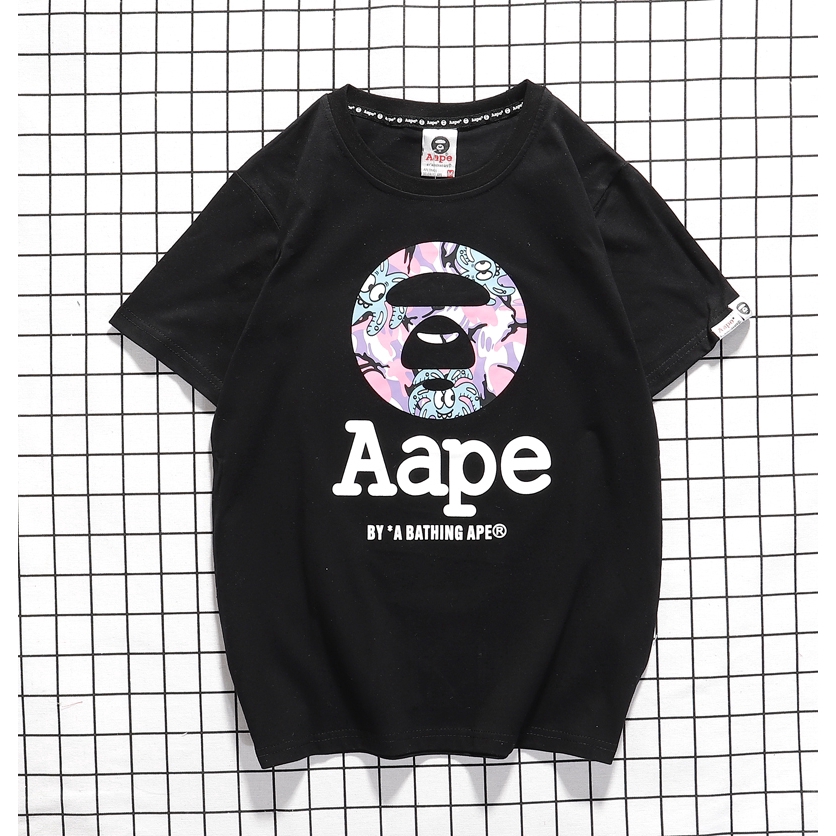 Orginal pe A Bathing Ape Tshirt Men Women Japan Style Top Tee Cartoon Octopus Balls Octopus Shopee Singapore