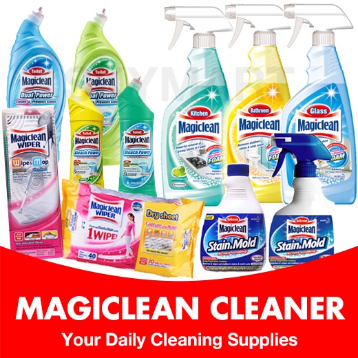 Magiclean Bathroom Cleaner Kitchen Cleaner Glass Cleaner Floor cleaner